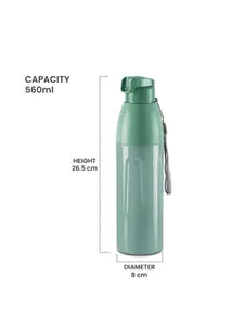 Milton Kool Convex 700 Light Green Insulated Inner Pet Water Bottle 560 ml