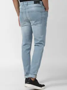 FOREVER 21 Men Mid-Rise Slim Fit Regular Length Light Fade Jeans