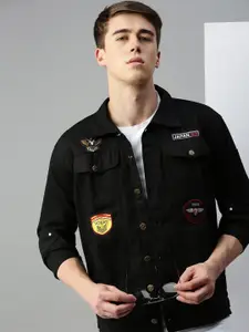 VOXATI Patchwork Cotton Denim Jacket