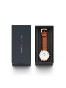 Daniel Wellington Classic Durham Men Dial White 40mm Round Analogue Watch - DW00100109