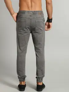 Roadster Men Grey Slim Fit Joggers