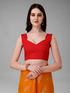 Anouk Mustard & Gold-Toned Ethnic Printed Pure Georgette Saree