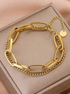 MYKI Gold-Plated Link Bracelet