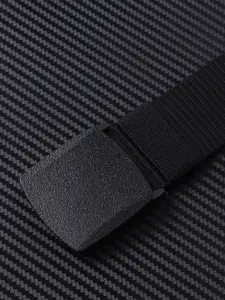 Roadster Men Black Braided Canvas Belt