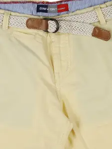 Gini and Jony Boys Mid-Rise Casual Cotton Shorts