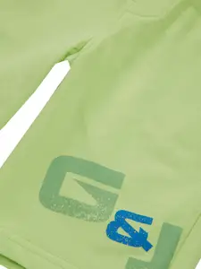 Gini and Jony Boys Graphic Printed Cotton Shorts