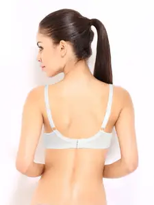 Enamor Non Padded Non-Wired Full Coverage Fab-Cool Side Support Shaper Cotton T-Shirt Bra