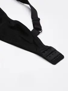 Enamor Non Padded Non-Wired Full Coverage Plunge Neckline  Plush Side Support Everyday Bra