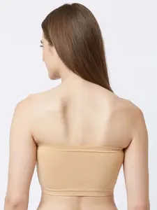 NOIRA Pack Of 2 Non-Wired All Day Comfort Lightly Padded Bandeau Cotton Bra