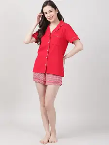 mackly Checked Night Suit