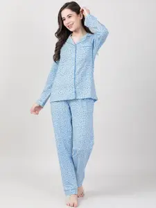 mackly Animal Printed Night Suit