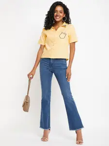 Ruhaans Classic Fit Embellished  Casual Shirt