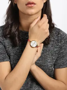 GIO COLLECTION Women Silver-Toned Analogue Watch G2109-33