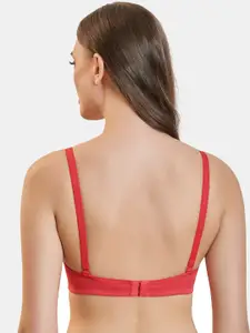 MAROON Full Coverage All Day Comfort Seamless Cotton T-shirt Bra