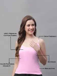 Friskers Pack Of 2 Cotton Skin Friendly Camisoles