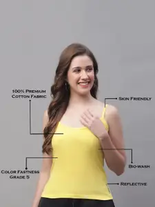 Friskers Pack Of 2 Cotton Camisoles