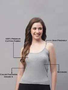 Friskers Pack Of 2 Skin Friendly Cotton Camisoles