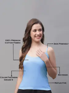 Friskers Pack Of 2 Skin Friendly Cotton Camisoles