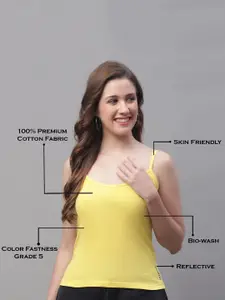 Friskers Pack Of 2 Skin Friendly Cotton Camisoles