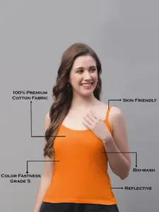 Friskers Pack Of 2 Skin Friendly Cotton Camisoles