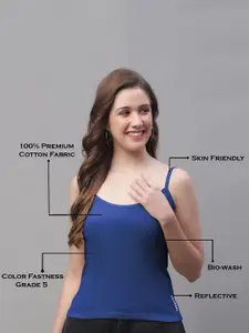 Friskers Pack Of 2 Skin Friendly Cotton Camisoles