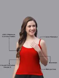 Friskers Pack Of 2 Skin Friendly Cotton Camisoles