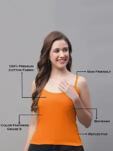 Friskers Pack Of 2 Skin Friendly Cotton Camisoles