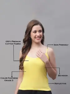 Friskers Pack Of 2 Skin Friendly Cotton Camisoles