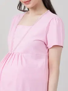 mackly Square Neck Maternity Nightdress