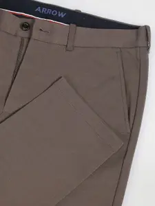 Arrow Sport Men Mid-Rise Jackson Skinny Fit Solid Trousers