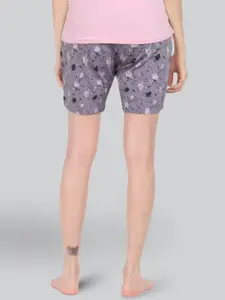 LYRA Women Floral Printed High-Rise Shorts