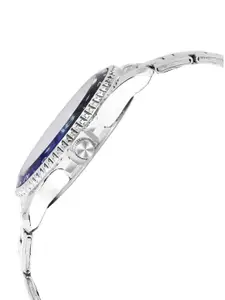 LOREM Premium Collection Men Printed Dial & Bracelet Style Straps Analogue Watch LR130-CM