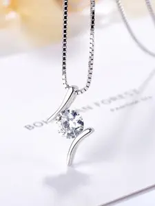MYKI Women High Quality Solitaire Elegant Cubic Zirconia Pendant
