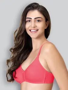 LYRA Cotton Rich Mesh Ladder Wire Free Moulded and Seamless Bra