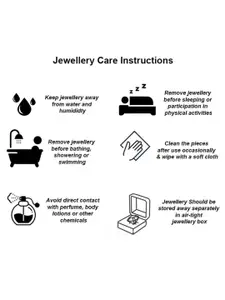 Estele Rose Gold-Plated Quartz-Studded Pendant With Chain