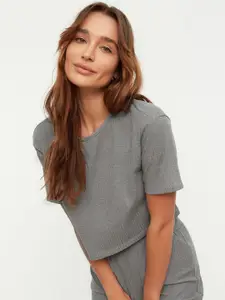 Trendyol Pure Cotton Night Suit