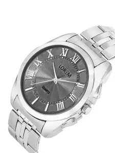 FERRIZZO Men 3D Roman Dial Bracelet Style Straps Analogue Watch LR128-FZ