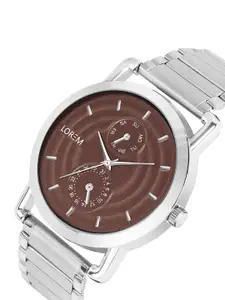 FERRIZZO Men Dial & Stainless Steel Bracelet Style Straps Analogue Watch LR123-FZ