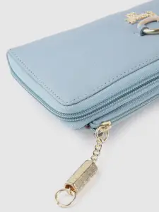 Baggit Women Metallic Detail Zip Around Wallet