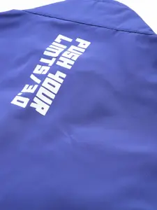 HRX by Hrithik Roshan Rapid-Dry Brand Logo Print Detail Tailored Jacket