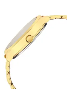 FERRIZZO Men Round Dial Date Function Bracelet Style Straps Analogue Watch LR136-FZ