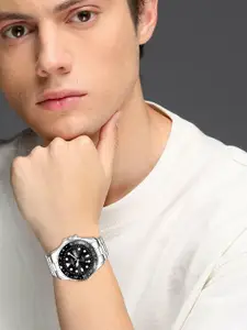 FERRIZZO Men Printed Dial & Bracelet Style Straps Analogue Watch LR129-FZ