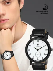 FERRIZZO Men Dial & Bracelet Style Straps Analogue Chronograph Watch HC26-FZ