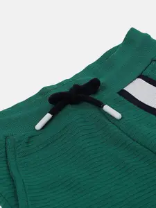 United Colors of Benetton Boys Ribbed & Striped Cotton Joggers