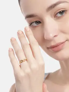 Zavya 925 Pure Silver Adjustable Infinity Ring