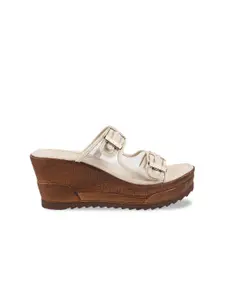 Catwalk Buckled Strap Wedge Heels