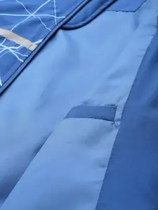 Slazenger Men Printed Reflective Ultra Dry Bomber Jacket