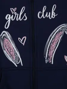 Gini and Jony Infant Girls Printed Fleece Sweatshirt