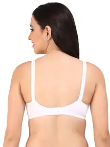 Bralux White Solid Non-Wired Non Padded Everyday Bra