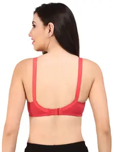 Bralux Red Solid Non-Wired Non Padded Everyday Bra